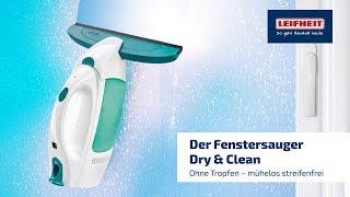 Leifheit Fenstersauger Dry amp Clean German [upl. by Gagne]