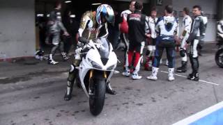 Behind the scenes at the Triumph Daytona 675R world press launch in Portimao [upl. by Kone]