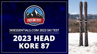 2023 Head Kore 87  SkiEssentialscom Ski Test [upl. by Godspeed174]