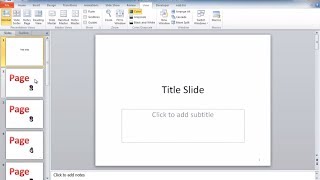 Add Page Numbers in PowerPoint Slides and Notes Pages [upl. by Latyrc]