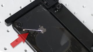 Smashed iPhone Repaired With Lasers  iPhone XR Back Glass Replacment [upl. by Ivanna]