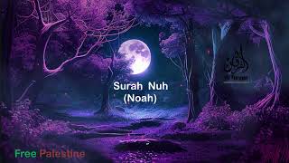 Most beautiful recitation of Surah Nuh Noah سورة نوح  Soft Voice  🏝Al Furqan❤️ [upl. by Annoed]