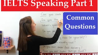 IELTS Speaking Part 1 Common Questions [upl. by Alien132]