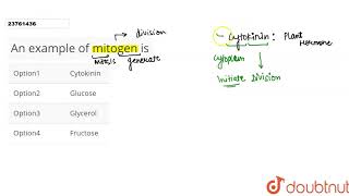 An example of mitogen is [upl. by Boylan]