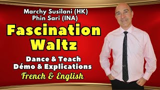 Fascination Waltz Line Dance Dance amp Teach  Démo amp Explications  French amp English [upl. by Riti]