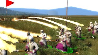 Greek Fire vs Janissary Musketeers  Medieval 2 Total War [upl. by Patman424]