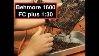 Behmor 1600 FC plus 130  ethiopian coffee beans [upl. by Nasya]