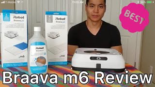 iRobot Braava Jet m6 Full InDepth Review🙈🙊🙉 Is it just a PAD on Wheels Does it Clean 🤔🤔🤔 [upl. by Lladnek]