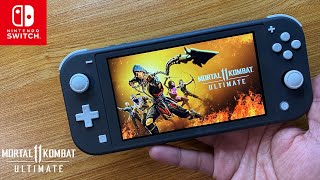 Mortal Kombat 11 Ultimate Nintendo Switch Lite Gameplay [upl. by Nehtiek]