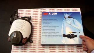 Maschere protettive 3M 6800 3M 6000 con sistema ad aria compressa 3M S200 [upl. by Nalak800]