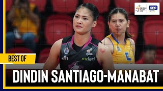 BEST OF DINDIN SANTIAGOMANABAT  2024 PVL ALLFILIPINO CONFERENCE  HIGHLIGHTS [upl. by Intruoc110]