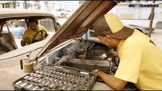 Martín restaura su auto antiguo para exposición en USA  Mexicánicos [upl. by Wilfred792]