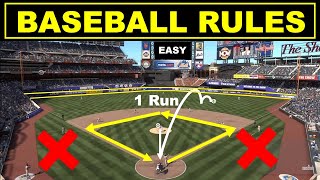 Baseball Rules for Beginners  Easy Explanation [upl. by Arhsub286]