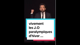 Vivement les jeux paralympiques dhivercest plus rigolo à regarder [upl. by Fortunia]