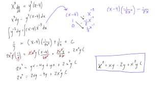 Separable diferential equation example 2 [upl. by Eimak428]