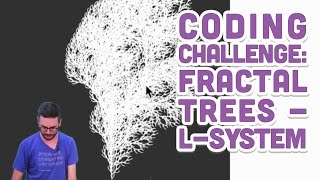 Coding Challenge 16 LSystem Fractal Trees [upl. by Enined]