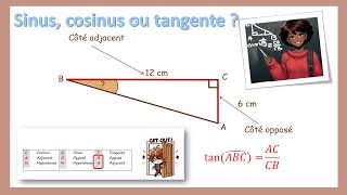 Sinus cosinus ou tangente Questions flash 2 [upl. by Enirod]