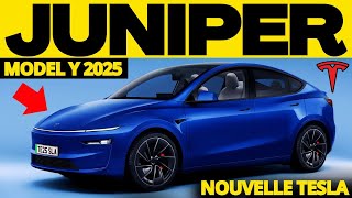 Tesla Model Y Juniper 2025  De nombreuses nouveautés arrivent sur le nouveau Model Y [upl. by Ahsikad373]