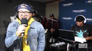 Andy Mineo Freestyles in Sway in the Mornings Doomsday Cypher 2014 Only Andys Freestlye [upl. by Haland806]