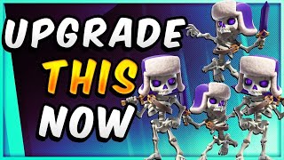 BEST SKELETON EVOLUTION DECK in Clash Royale [upl. by Rma465]