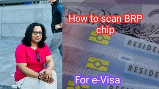 E visaHow to scan BRP chip for eVisa  Easy to access your BRP chip in I Phone amp Android phone [upl. by Primrose]