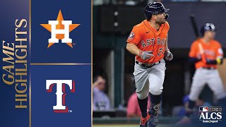 Astros vs Rangers ALCS Game 5 Highlights 102023  MLB Highlights [upl. by Aisor]