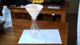 GCSE Chemistry Making an insoluble salt by Precipitation [upl. by Anilecram552]