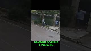 Policiais reagem e impedem que bandidos roubem rota policia pm [upl. by Pepito848]