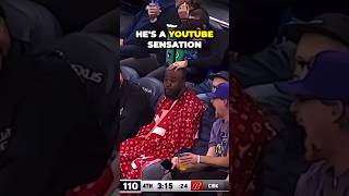 JIDION GETS HAIRCUT AT NBA GAME 🤣 jidion nba barber funny fyp shorts trending [upl. by Moina]