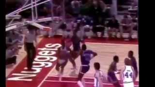 Nba David Thompson Touches The Top Of The Backboard 50 inch vertical [upl. by Kirkwood]