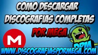 Descargar Discografias Completas Por MEGA GRATIS 2019 [upl. by Abihsat]