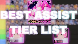 UPDATED THE BEST ANIME DIMENSIONS ASSIST TIER LIST  🌠 MAGIC Anime Dimensions Simulator [upl. by Yren]