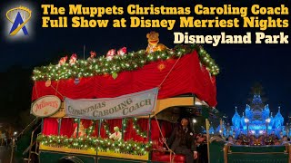 The Muppets Christmas Caroling Coach Full Show during Disney Merriest Nites Events at Disneyland [upl. by Wittenburg]