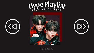 b t s • t x t • e n h y p e n • s t r a y k i d s  hype playlist 2022 [upl. by Otrebilif]