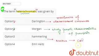 The term heterochromatic was given by [upl. by Atse]