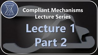 Compliant Mechanisms Lecture 1 Part 2 [upl. by Enailuj573]