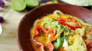 Recette pour faire une vraie moqueca de poisson [upl. by Hanfurd435]