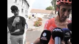 Egan bernal despues de la etapa 7 crono individual tour de francia [upl. by Ewald332]