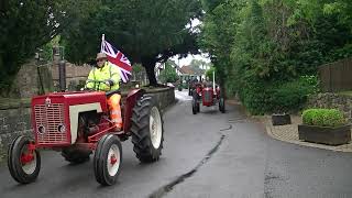 Caverswall Creamery Tractor Run 2023 part 1 [upl. by Anahsit560]