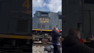 CSX Flared SD70 On M508 [upl. by Hardi295]