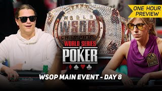 WSOP Main Event Day 8 with Kristen Foxen amp Niklas Astedt PREVIEW [upl. by Ringler822]