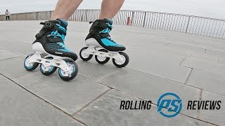 Powerslide Swell Aquamarine skates  Rolling Reviews [upl. by Palmer]