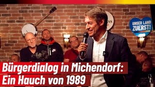 Bürgerdialog in Michendorf Ein Hauch von 1989  Dr Götz Frömming AfD [upl. by Demahum]