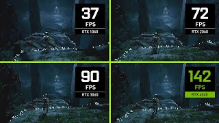 GeForce RTX 4060  Ray Tracing Performance vs RTX 3060 RTX 2060 and GTX 1060 [upl. by Chas945]