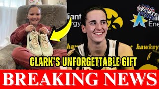 Caitlin Clark sends 9yearold fan home with gameworn signed shoes [upl. by Firestone]