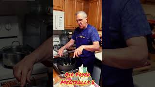 Air Fryer Meatballs 6 shortsfeed shorts shortvideo shorts short video youtubeshorts [upl. by Pamella612]