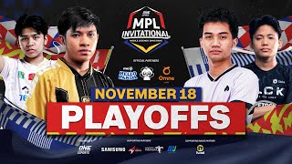 ENGLISH ONE Esports MPL Invitational 2023  Day 4  Playoffs [upl. by Olshausen]