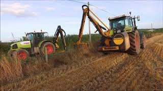 Three McConnell hedge cutters working together [upl. by Zeidman193]