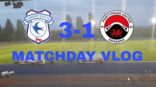 Hat Trick Hero Cardiff City U21s 31 Pontypridd Matchday Vlog [upl. by Ignace]