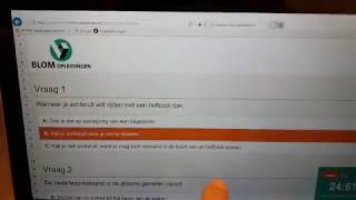 Digitaal examen theorie heftruckcertificaat  BLOM opleidingen [upl. by Fleisher735]